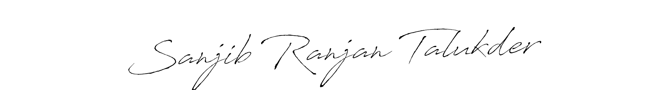 Make a beautiful signature design for name Sanjib Ranjan Talukder. With this signature (Antro_Vectra) style, you can create a handwritten signature for free. Sanjib Ranjan Talukder signature style 6 images and pictures png
