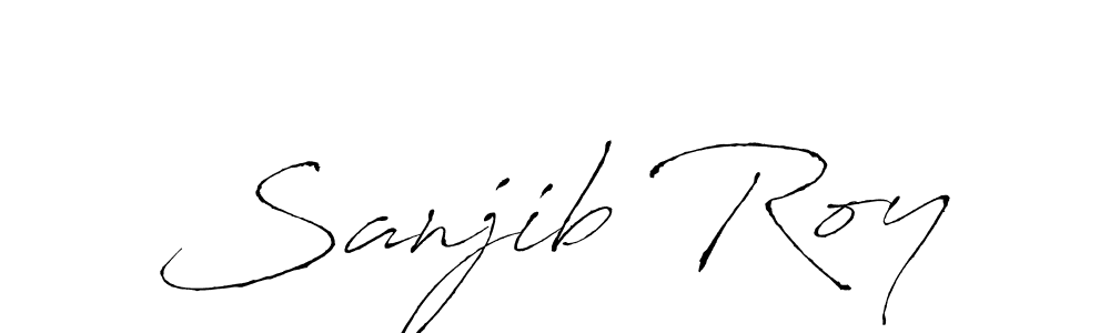 Make a beautiful signature design for name Sanjib Roy. With this signature (Antro_Vectra) style, you can create a handwritten signature for free. Sanjib Roy signature style 6 images and pictures png