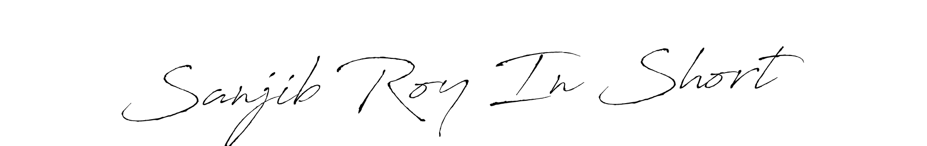 Similarly Antro_Vectra is the best handwritten signature design. Signature creator online .You can use it as an online autograph creator for name Sanjib Roy In Short. Sanjib Roy In Short signature style 6 images and pictures png