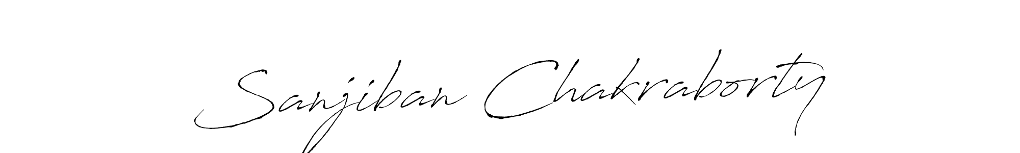 Use a signature maker to create a handwritten signature online. With this signature software, you can design (Antro_Vectra) your own signature for name Sanjiban Chakraborty. Sanjiban Chakraborty signature style 6 images and pictures png