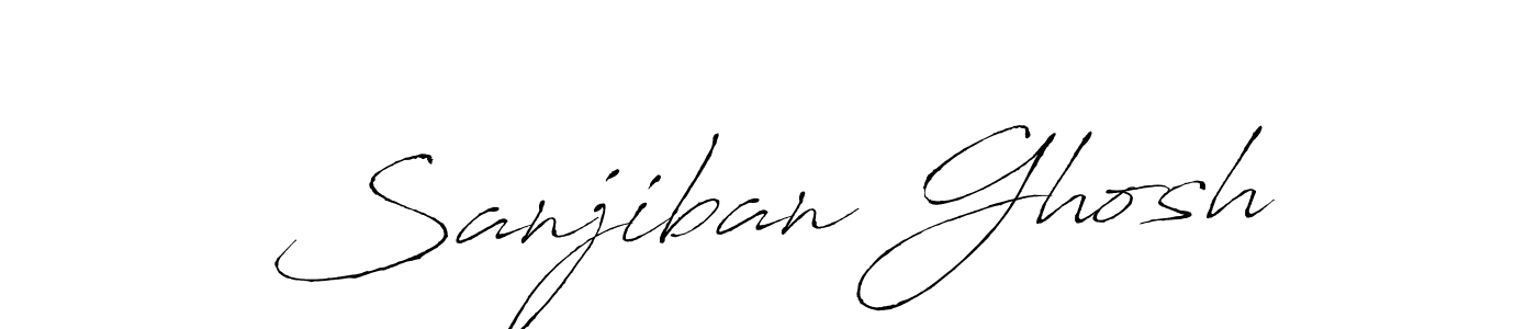 Sanjiban Ghosh stylish signature style. Best Handwritten Sign (Antro_Vectra) for my name. Handwritten Signature Collection Ideas for my name Sanjiban Ghosh. Sanjiban Ghosh signature style 6 images and pictures png