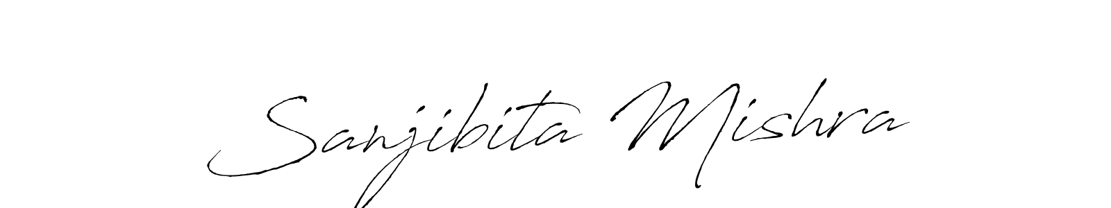 Create a beautiful signature design for name Sanjibita Mishra. With this signature (Antro_Vectra) fonts, you can make a handwritten signature for free. Sanjibita Mishra signature style 6 images and pictures png