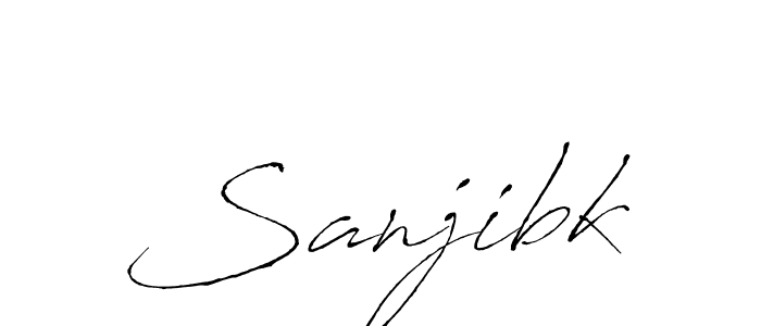 Also we have Sanjibk name is the best signature style. Create professional handwritten signature collection using Antro_Vectra autograph style. Sanjibk signature style 6 images and pictures png