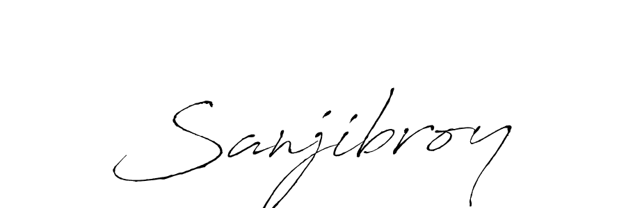 Once you've used our free online signature maker to create your best signature Antro_Vectra style, it's time to enjoy all of the benefits that Sanjibroy name signing documents. Sanjibroy signature style 6 images and pictures png