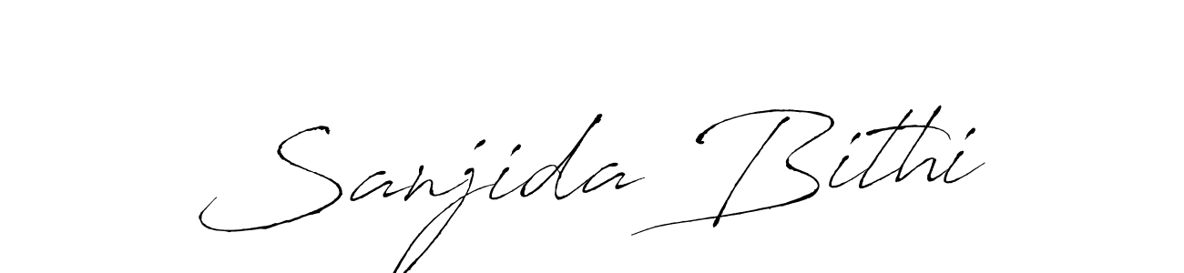 Also You can easily find your signature by using the search form. We will create Sanjida Bithi name handwritten signature images for you free of cost using Antro_Vectra sign style. Sanjida Bithi signature style 6 images and pictures png