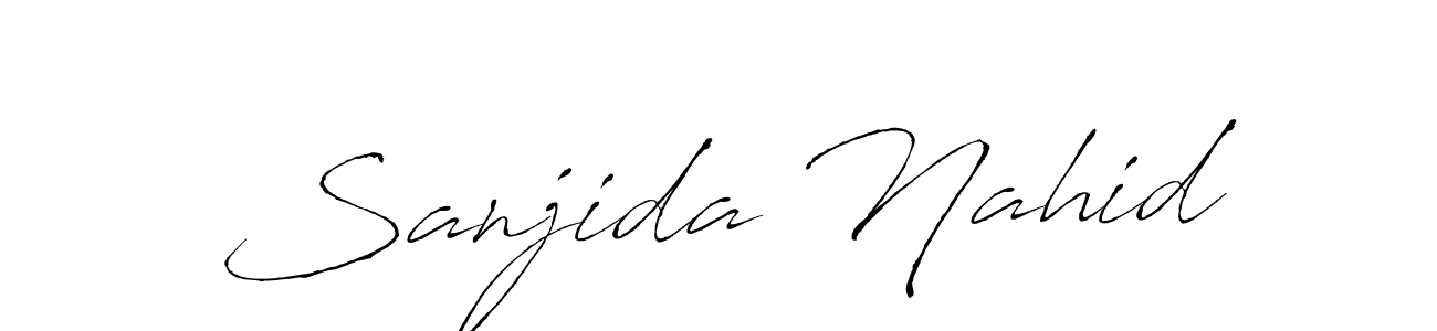 Check out images of Autograph of Sanjida Nahid name. Actor Sanjida Nahid Signature Style. Antro_Vectra is a professional sign style online. Sanjida Nahid signature style 6 images and pictures png