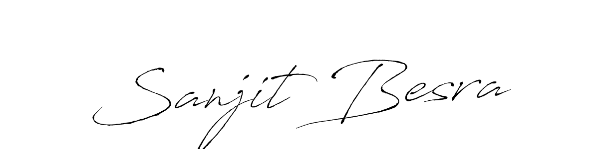 Use a signature maker to create a handwritten signature online. With this signature software, you can design (Antro_Vectra) your own signature for name Sanjit Besra. Sanjit Besra signature style 6 images and pictures png