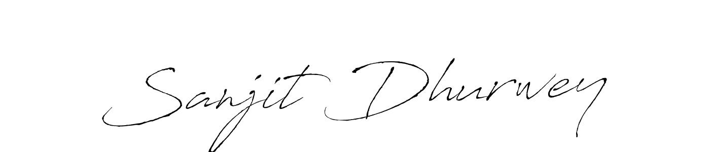 Design your own signature with our free online signature maker. With this signature software, you can create a handwritten (Antro_Vectra) signature for name Sanjit Dhurwey. Sanjit Dhurwey signature style 6 images and pictures png