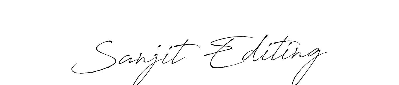 Once you've used our free online signature maker to create your best signature Antro_Vectra style, it's time to enjoy all of the benefits that Sanjit Editing name signing documents. Sanjit Editing signature style 6 images and pictures png