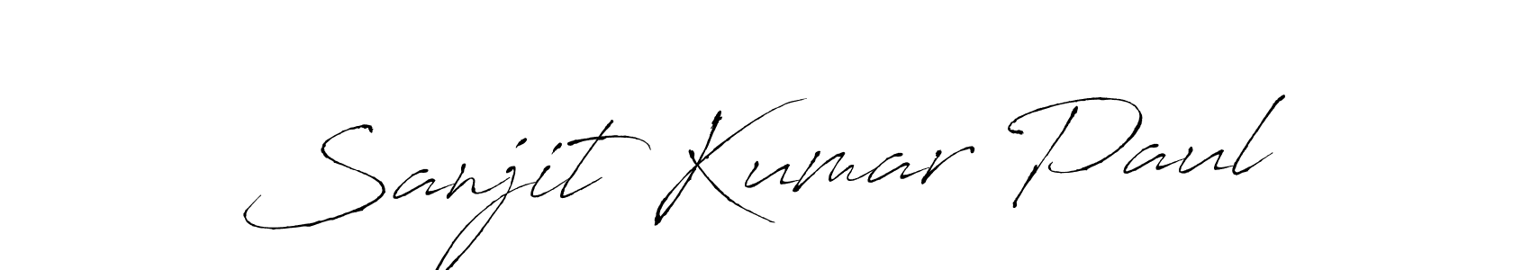 Make a short Sanjit Kumar Paul signature style. Manage your documents anywhere anytime using Antro_Vectra. Create and add eSignatures, submit forms, share and send files easily. Sanjit Kumar Paul signature style 6 images and pictures png