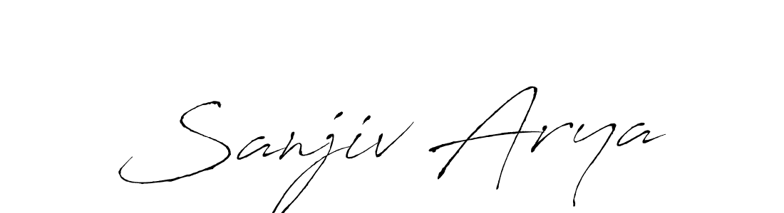 You should practise on your own different ways (Antro_Vectra) to write your name (Sanjiv Arya) in signature. don't let someone else do it for you. Sanjiv Arya signature style 6 images and pictures png