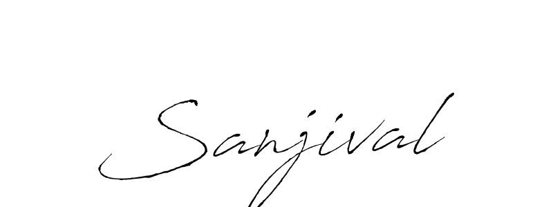 Make a beautiful signature design for name Sanjival. With this signature (Antro_Vectra) style, you can create a handwritten signature for free. Sanjival signature style 6 images and pictures png