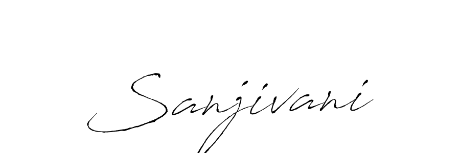 Design your own signature with our free online signature maker. With this signature software, you can create a handwritten (Antro_Vectra) signature for name Sanjivani. Sanjivani signature style 6 images and pictures png