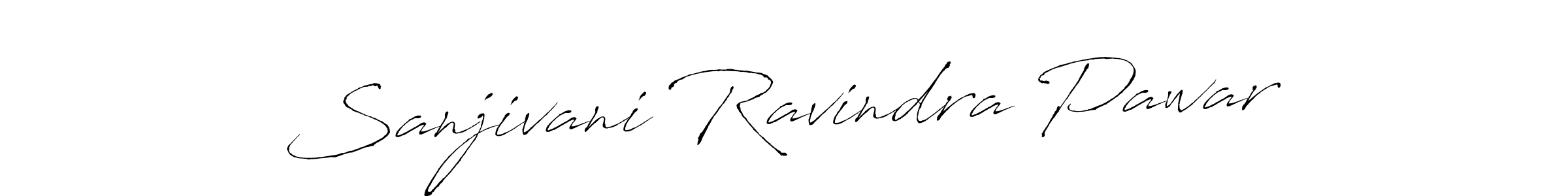 How to make Sanjivani Ravindra Pawar signature? Antro_Vectra is a professional autograph style. Create handwritten signature for Sanjivani Ravindra Pawar name. Sanjivani Ravindra Pawar signature style 6 images and pictures png