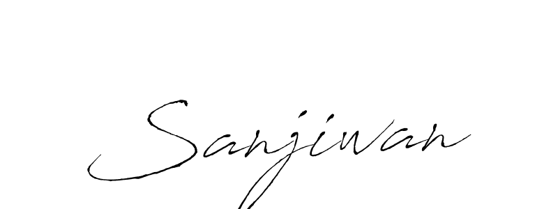 Create a beautiful signature design for name Sanjiwan. With this signature (Antro_Vectra) fonts, you can make a handwritten signature for free. Sanjiwan signature style 6 images and pictures png
