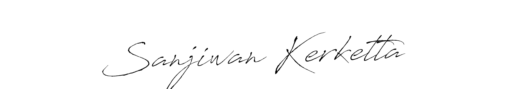 Sanjiwan Kerketta stylish signature style. Best Handwritten Sign (Antro_Vectra) for my name. Handwritten Signature Collection Ideas for my name Sanjiwan Kerketta. Sanjiwan Kerketta signature style 6 images and pictures png