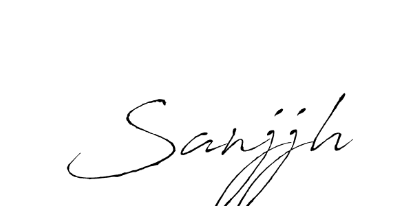 The best way (Antro_Vectra) to make a short signature is to pick only two or three words in your name. The name Sanjjh include a total of six letters. For converting this name. Sanjjh signature style 6 images and pictures png