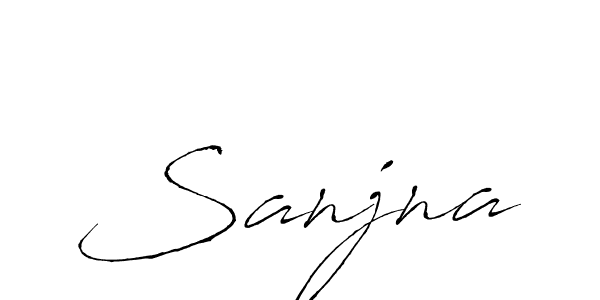 How to make Sanjna name signature. Use Antro_Vectra style for creating short signs online. This is the latest handwritten sign. Sanjna signature style 6 images and pictures png