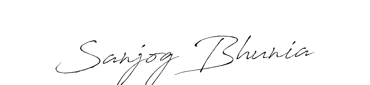 This is the best signature style for the Sanjog Bhunia name. Also you like these signature font (Antro_Vectra). Mix name signature. Sanjog Bhunia signature style 6 images and pictures png