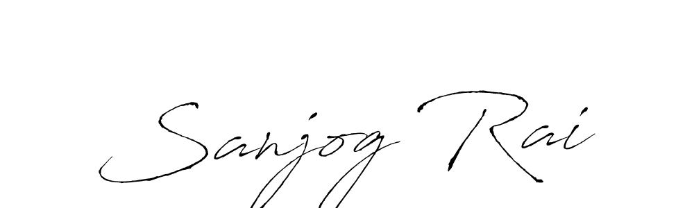 How to make Sanjog Rai signature? Antro_Vectra is a professional autograph style. Create handwritten signature for Sanjog Rai name. Sanjog Rai signature style 6 images and pictures png