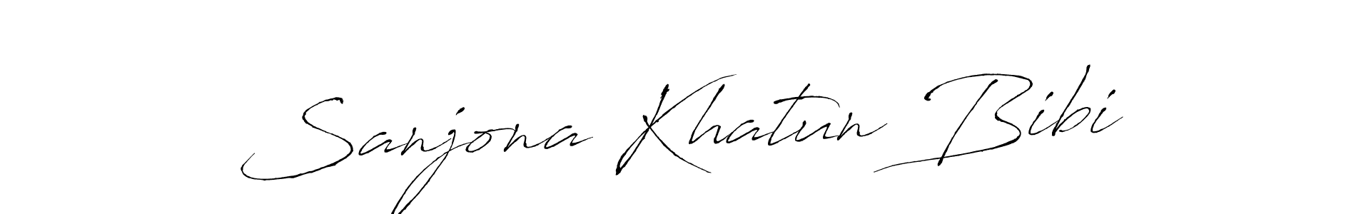 Also You can easily find your signature by using the search form. We will create Sanjona Khatun Bibi name handwritten signature images for you free of cost using Antro_Vectra sign style. Sanjona Khatun Bibi signature style 6 images and pictures png