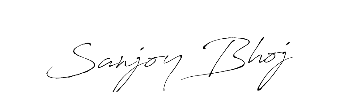 You should practise on your own different ways (Antro_Vectra) to write your name (Sanjoy Bhoj) in signature. don't let someone else do it for you. Sanjoy Bhoj signature style 6 images and pictures png