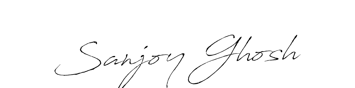 Also we have Sanjoy Ghosh name is the best signature style. Create professional handwritten signature collection using Antro_Vectra autograph style. Sanjoy Ghosh signature style 6 images and pictures png