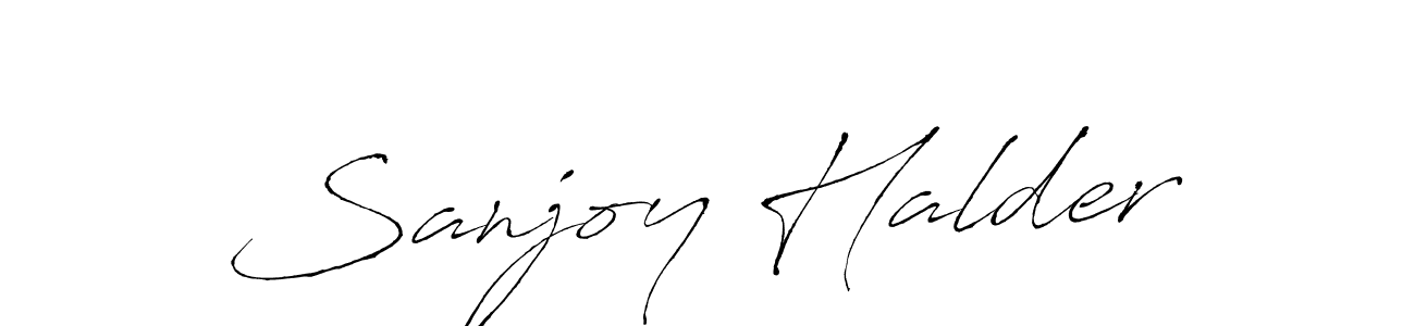 Make a beautiful signature design for name Sanjoy Halder. Use this online signature maker to create a handwritten signature for free. Sanjoy Halder signature style 6 images and pictures png