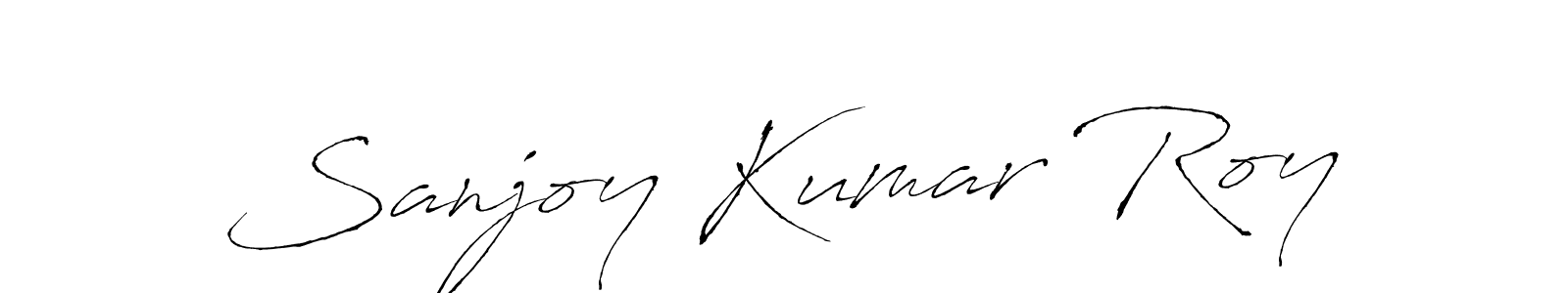 Make a beautiful signature design for name Sanjoy Kumar Roy. With this signature (Antro_Vectra) style, you can create a handwritten signature for free. Sanjoy Kumar Roy signature style 6 images and pictures png