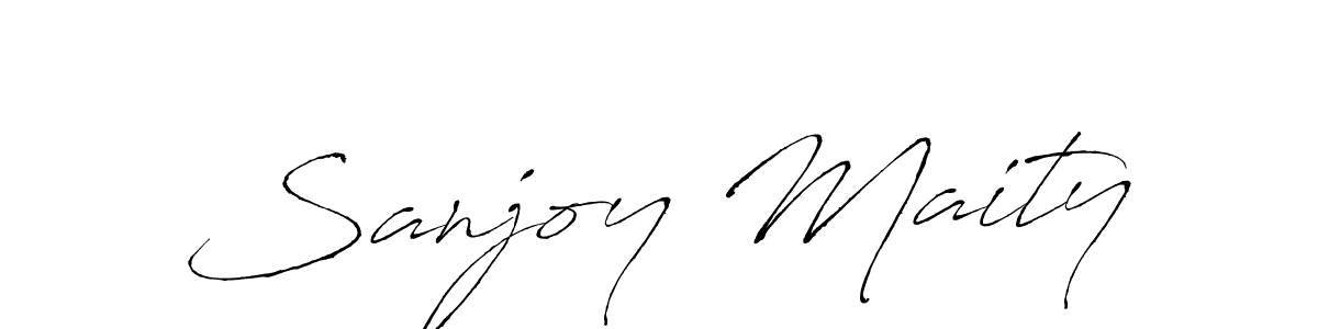 The best way (Antro_Vectra) to make a short signature is to pick only two or three words in your name. The name Sanjoy Maity include a total of six letters. For converting this name. Sanjoy Maity signature style 6 images and pictures png