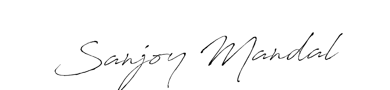 It looks lik you need a new signature style for name Sanjoy Mandal. Design unique handwritten (Antro_Vectra) signature with our free signature maker in just a few clicks. Sanjoy Mandal signature style 6 images and pictures png