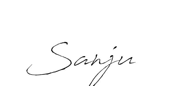 You should practise on your own different ways (Antro_Vectra) to write your name (Sanju ) in signature. don't let someone else do it for you. Sanju  signature style 6 images and pictures png