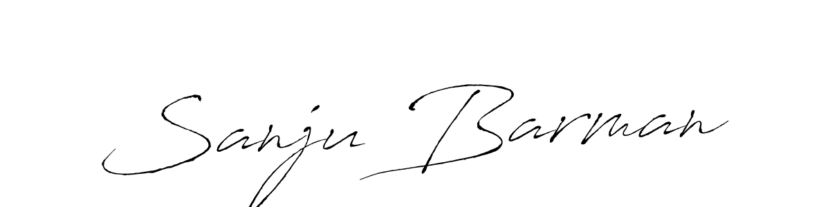 You can use this online signature creator to create a handwritten signature for the name Sanju Barman. This is the best online autograph maker. Sanju Barman signature style 6 images and pictures png