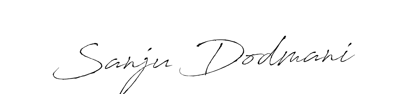 if you are searching for the best signature style for your name Sanju Dodmani. so please give up your signature search. here we have designed multiple signature styles  using Antro_Vectra. Sanju Dodmani signature style 6 images and pictures png