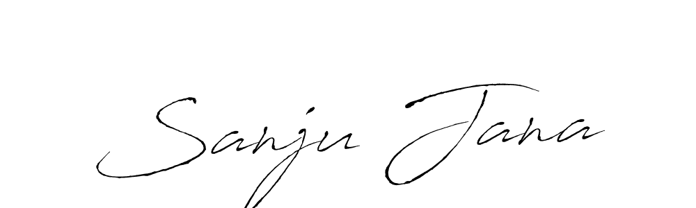 This is the best signature style for the Sanju Jana name. Also you like these signature font (Antro_Vectra). Mix name signature. Sanju Jana signature style 6 images and pictures png