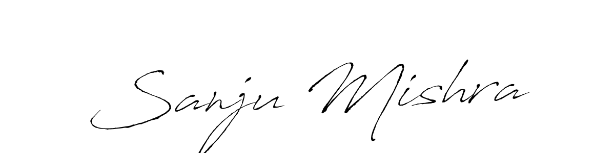 You can use this online signature creator to create a handwritten signature for the name Sanju Mishra. This is the best online autograph maker. Sanju Mishra signature style 6 images and pictures png