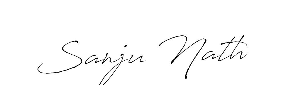 Make a beautiful signature design for name Sanju Nath. Use this online signature maker to create a handwritten signature for free. Sanju Nath signature style 6 images and pictures png