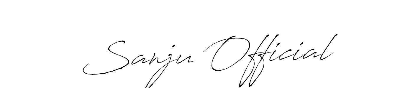 Similarly Antro_Vectra is the best handwritten signature design. Signature creator online .You can use it as an online autograph creator for name Sanju Official. Sanju Official signature style 6 images and pictures png