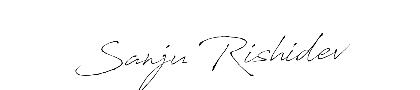 Best and Professional Signature Style for Sanju Rishidev. Antro_Vectra Best Signature Style Collection. Sanju Rishidev signature style 6 images and pictures png