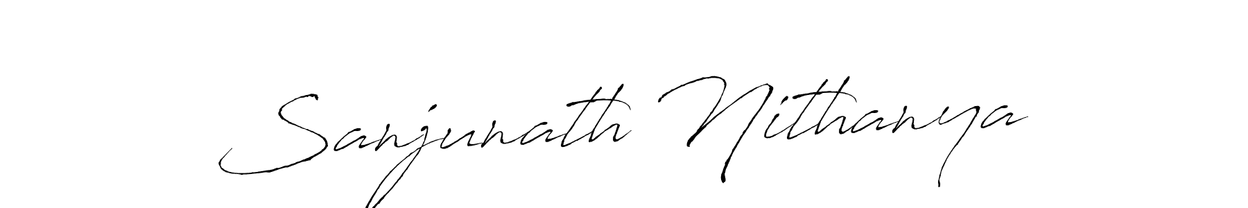 Also You can easily find your signature by using the search form. We will create Sanjunath Nithanya name handwritten signature images for you free of cost using Antro_Vectra sign style. Sanjunath Nithanya signature style 6 images and pictures png