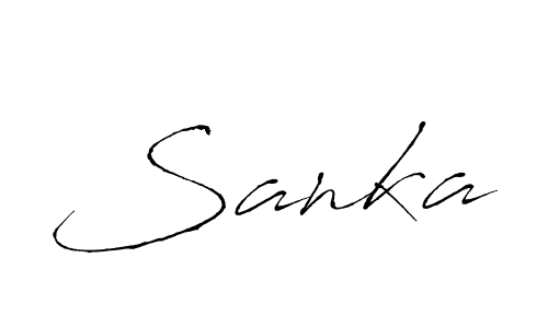 Similarly Antro_Vectra is the best handwritten signature design. Signature creator online .You can use it as an online autograph creator for name Sanka. Sanka signature style 6 images and pictures png