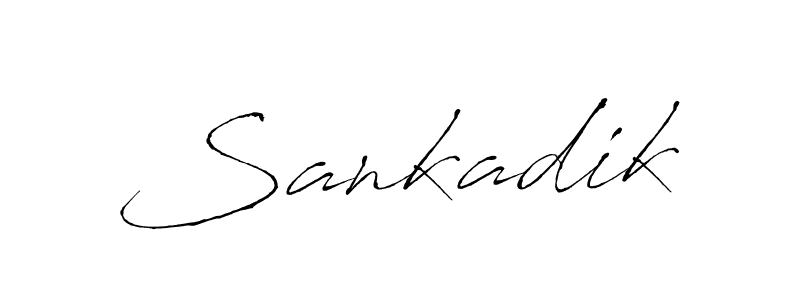 How to make Sankadik name signature. Use Antro_Vectra style for creating short signs online. This is the latest handwritten sign. Sankadik signature style 6 images and pictures png