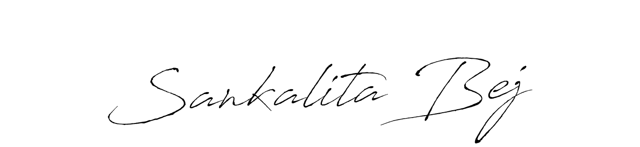 Make a beautiful signature design for name Sankalita Bej. With this signature (Antro_Vectra) style, you can create a handwritten signature for free. Sankalita Bej signature style 6 images and pictures png