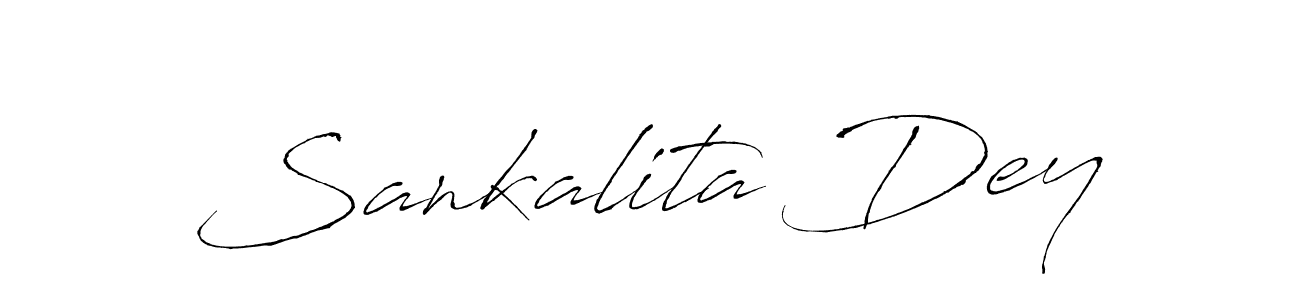 Create a beautiful signature design for name Sankalita Dey. With this signature (Antro_Vectra) fonts, you can make a handwritten signature for free. Sankalita Dey signature style 6 images and pictures png