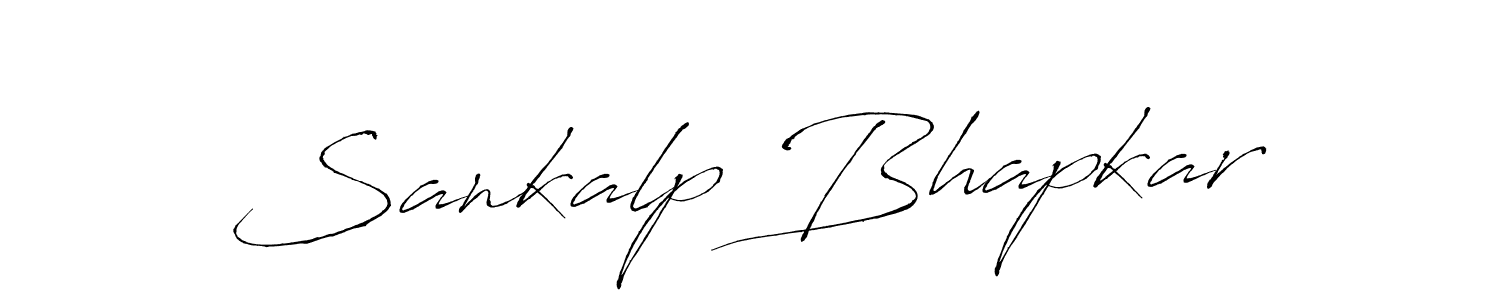 Create a beautiful signature design for name Sankalp Bhapkar. With this signature (Antro_Vectra) fonts, you can make a handwritten signature for free. Sankalp Bhapkar signature style 6 images and pictures png