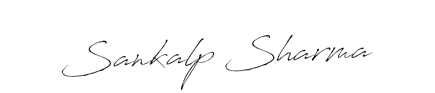Use a signature maker to create a handwritten signature online. With this signature software, you can design (Antro_Vectra) your own signature for name Sankalp Sharma. Sankalp Sharma signature style 6 images and pictures png
