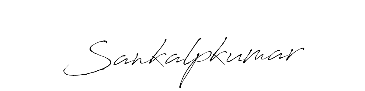 Sankalpkumar stylish signature style. Best Handwritten Sign (Antro_Vectra) for my name. Handwritten Signature Collection Ideas for my name Sankalpkumar. Sankalpkumar signature style 6 images and pictures png