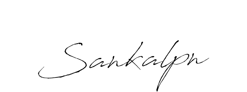 How to make Sankalpn name signature. Use Antro_Vectra style for creating short signs online. This is the latest handwritten sign. Sankalpn signature style 6 images and pictures png