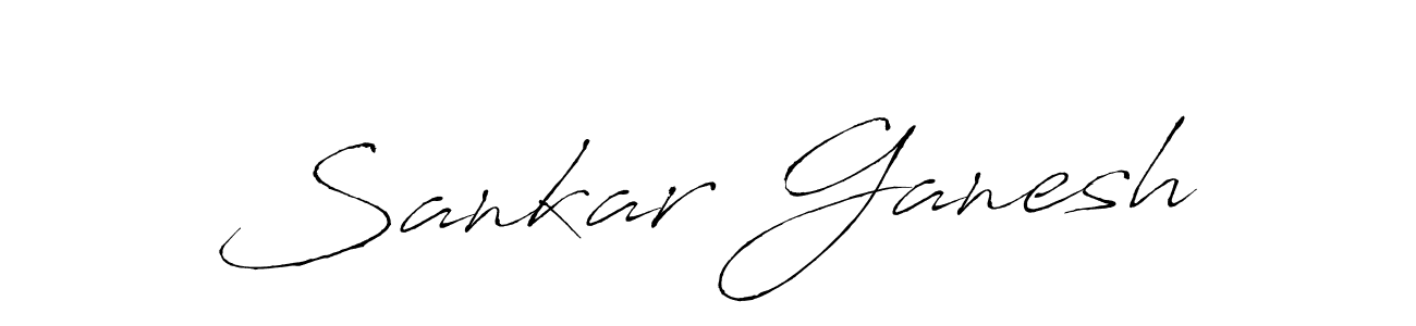 Create a beautiful signature design for name Sankar Ganesh. With this signature (Antro_Vectra) fonts, you can make a handwritten signature for free. Sankar Ganesh signature style 6 images and pictures png