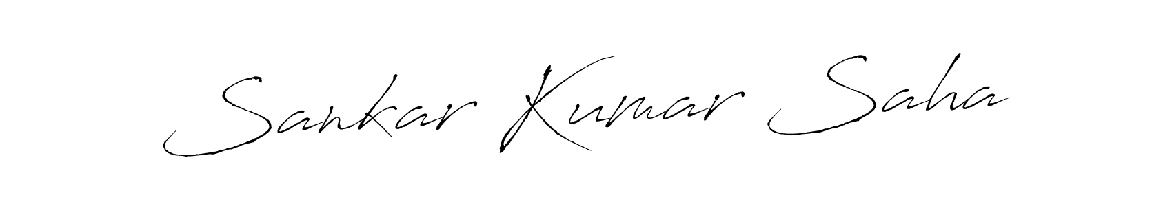 Make a beautiful signature design for name Sankar Kumar Saha. With this signature (Antro_Vectra) style, you can create a handwritten signature for free. Sankar Kumar Saha signature style 6 images and pictures png